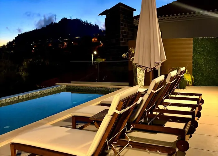 Madeira Protea Retreat- With Heated Private Pool, Gym And Office * Campanário